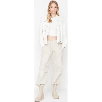 Dámské kalhoty trendyol Creme 6242072 36