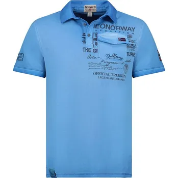 Pánské tričko Tričko Geographical Norway Blau 8316702 M