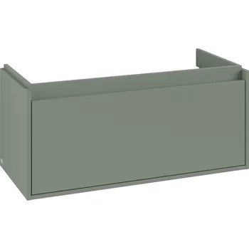 Koupelnový nábytek Villeroy & Boch Skyla skříňka 97.2x43.9x43.6 cm pod umyvadlo závěsná zelená C78900AF