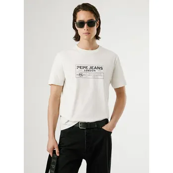 Tričko Pepe Jeans Creme 3470991 XXL