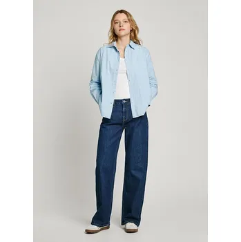 Dámské oblečení Košile Pepe Jeans Hellblau 936443 S