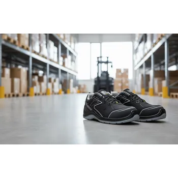 Pracovní obuv SAFETY JOGGER Polobotky FLOW S3 ESD, NM, SR, SC, CI, FO, Velikost 45 (UK-10) černá