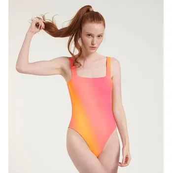 Dámská móda Plavky Sloggi Pink/ Gelb 8402677 S