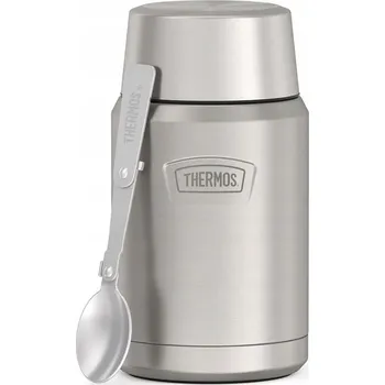 Termoska na jídlo s lžící Thermos Icon Food Jar 0,71 l - matná nerezová ocel