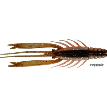 Rybářský háček 8ks - Gumová Nástraha Daiwa Prorex Urban Shrimp 7,2cm 2,8gr Orange Peeler