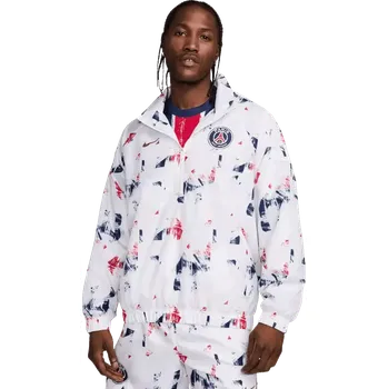 Pánská větrovka Pánská bunda větrovka Nike PSG 24/25 Windrunner bílá