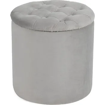 Taburet Vikio Taburet kulatý šedý HTA102S