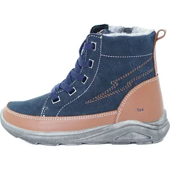 Dívčí kozačky Boty lamino Blau/ Hellbraun 5561904 31