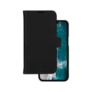 Pouzdro na mobilní telefon dbramante1928 Stockholm - Pouzdro s klopou pro mobilní telefon - polyuretan (PU), plast - černá - pro Apple iPhone 14 Pro Max