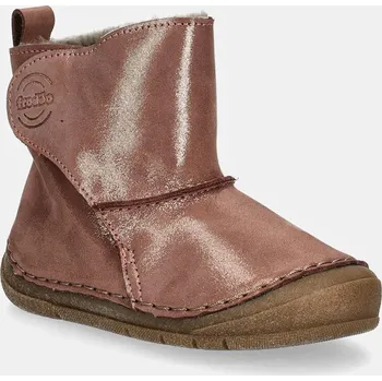 Dívčí sněhule Dětské kožené sněhule Froddo PAIX UP WINTER BOOTS G2160082.G.21.24 zlatá 10Y, EUR 22