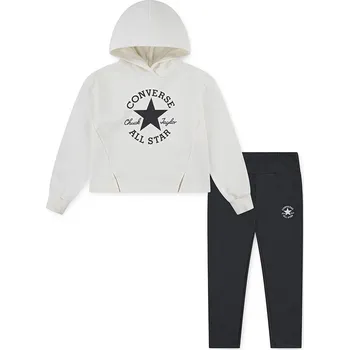 Dívčí mikina Converse Creme/ Anthrazit 516599 116