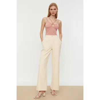 Dámské kalhoty trendyol Beige 1216060 32