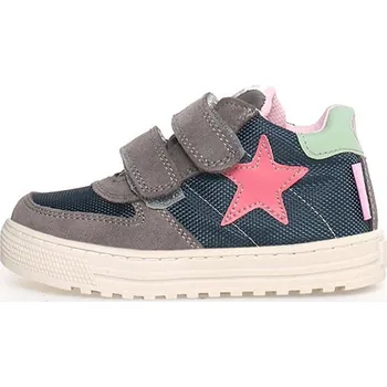Dívčí tenisky Boty Naturino Grau/ Dunkelblau/ Rosa 8370191 40