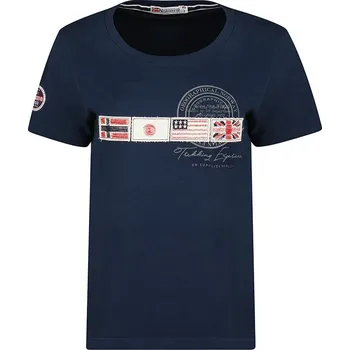 Dámská móda Tričko Geographical Norway Dunkelblau 6031465 XL