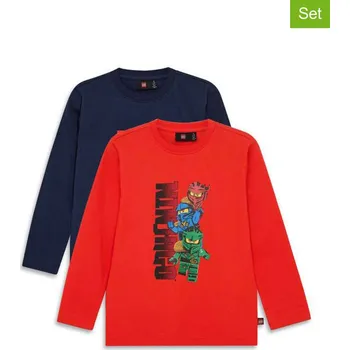 Oblečení a móda Tričko LEGO Rot/ Dunkelblau 662244 116