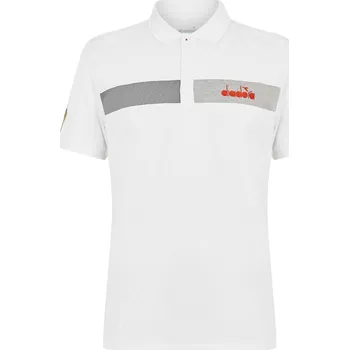 Pánská móda Tričko Diadora White 8285620 Small