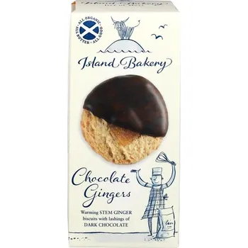Island Bakery Zázvorky máčené v čokoládě 133 g bio BIO VEGETARIAN Množství: 1 ks