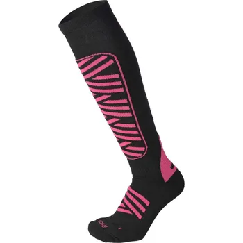 Dámské ponožky Ponožky MICO HEAVY W.PRIMALOFT WOMAN SKI SOCKS nero/fucsia one S