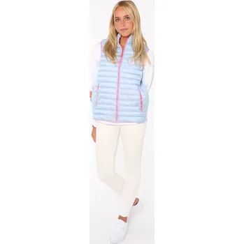Dámská vesta Vesta Zwillingsherz Hellblau/ Pink 4548087 XL