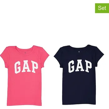 Dívčí tričko Tričko GAP Dunkelblau/ Pink 8153651 122