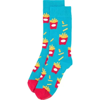 Pánská móda Ponožky Happy Socks Hellblau/ Rot 9470776 36