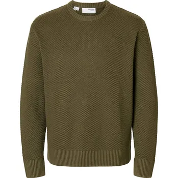 Pánský svetr Svetr SELECTED HOMME Khaki 7449686 L