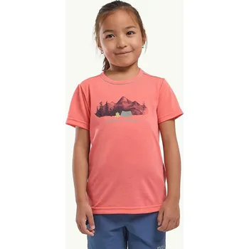 Dívčí tričko Tričko Jack Wolfskin Pink 594443 164