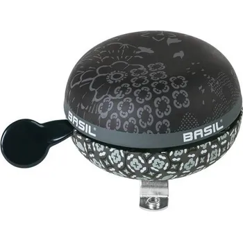 Zvonek na kolo Basil zvonek Boheme 80mm (dřevěné uhlí)