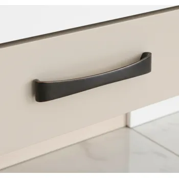 Nábytkové kování Interex design Úchytka VITTO / Hnědá patina broušená 160 mm