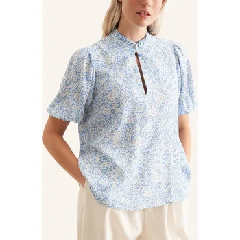 Dámské tričko Seidensticker Hellblau/ Weiß 9345266 34