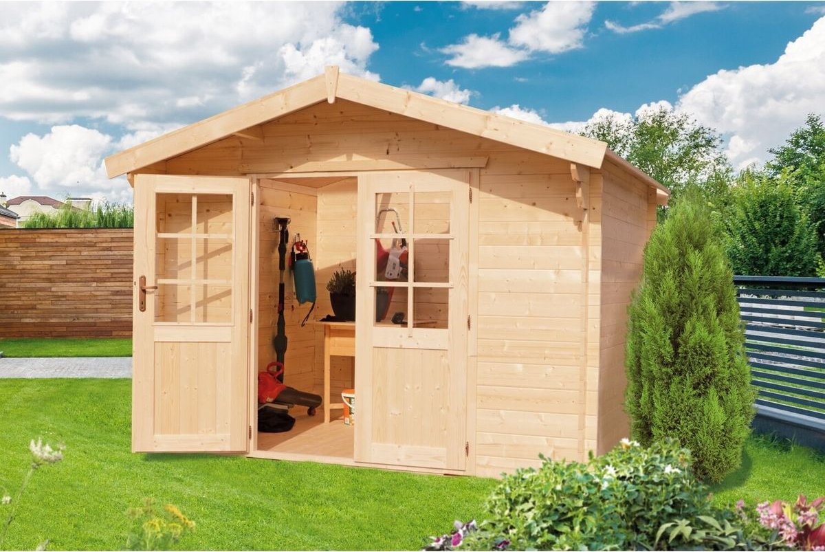 Zahradní domek Davos, severský smrk, 8,18 m², 28 mm CH028PAUL2