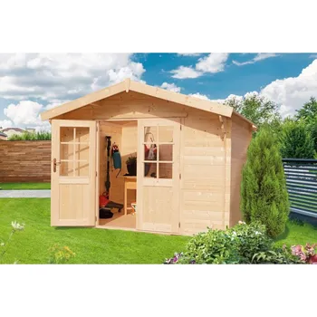 Zahradní domek Zahradní domek Davos, severský smrk, 8,18 m², 28 mm CH028PAUL2