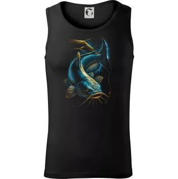 Pánské termoprádlo Obrázek sumec a kus stromu - Tílko pánské Core - M ( Černá )