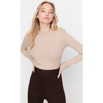 Dámské tričko trendyol Beige 7307541 L