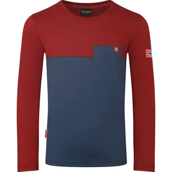 Tričko Trollkids Braunrot/ Dunkelblau 3133673 104