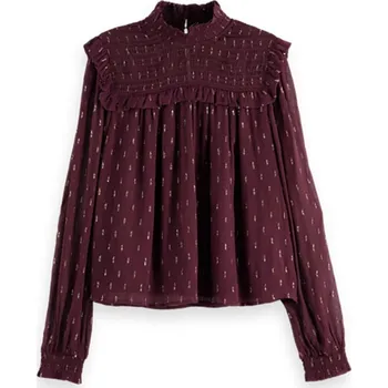 Dámské tričko Scotch & Soda Bordeaux 6996901 36