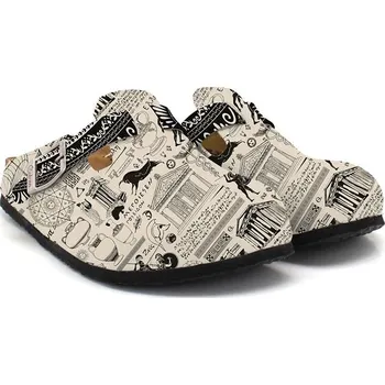 Dámské pantofle Calceo Beige/ Schwarz 447280 40