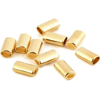 Kovová koncovka na šňůru oválná 8x14 mm