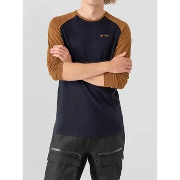 Pánské tričko Tričko 4F Dunkelblau/ Hellbraun 2136184 L