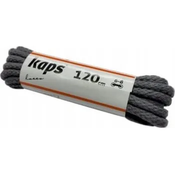 Tkaničky do bot Kaps tkaničky šedé o délce 120 cm