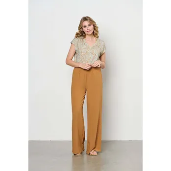 Dámské tričko &Co Woman Beige/ Hellblau 9729763 3XL