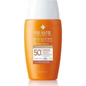 Opalování Rilastil Sun System Tónovaný opalovací krém Water Touch SPF50+ 50 ml