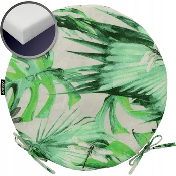 Polštář POLŠTÁŘ NA ŽIDLI KULATÝ 40 cm NA STOLIČKU TABURET