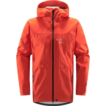 Pánská softshellová bunda Haglöfs Touring Infinium - červená Velikost: L