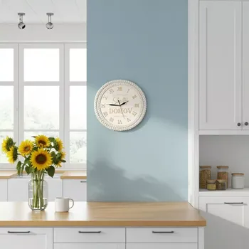 Hodiny Nástěnné hodiny - smetanové (hodiny)