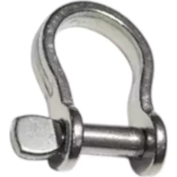 Nerezový třmen (šekl) Omega 6 mm, plochý, A4