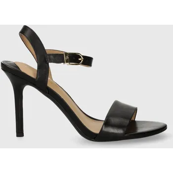 Dámské sandále Kožené sandály Lauren Ralph Lauren Gwen 802940588001.001 černá 99X, EUR 41