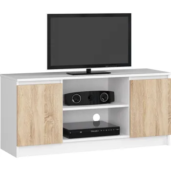 Televizní stolek TV stolek Tonon 120 cm bílý/sonoma