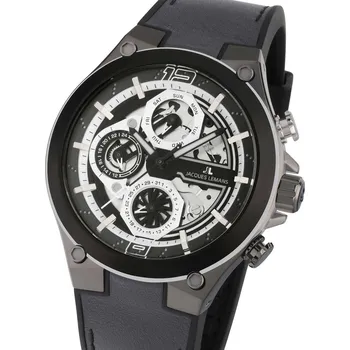 Módní doplněk Jacques Lemans 1-2150A Manchester Multifunction Mens Watch 43mm 10ATM