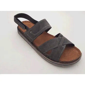 Pánské pantofle Sandále INBLU BU 8-025 pánské letní šedé